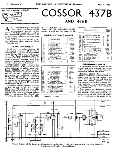 COSSOR Cossor 437B  . Rare and Ancient Equipment COSSOR 436B Cossor_437B.pdf