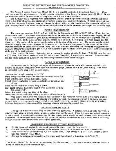 AMECO cb6  . Rare and Ancient Equipment AMECO CB6 cb6.pdf