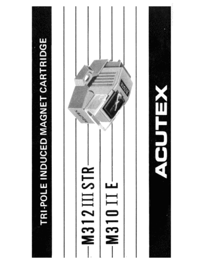 ACUTEX ve   m310 iie m312 iii str en  . Rare and Ancient Equipment ACUTEX M310 ve_acutex_m310_iie_m312_iii_str_en.pdf