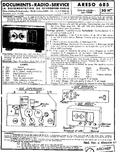 ARESO (FR) Areso 685  . Rare and Ancient Equipment ARESO (FR) 685 Areso_685.pdf