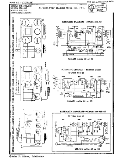 AUTOMATIC RADIO AutomaticRadio 933  . Rare and Ancient Equipment AUTOMATIC RADIO 845 AutomaticRadio_933.pdf