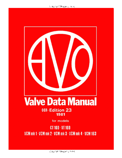AVO AVO VDM 23RD Valve Data-Manual-OCR-20150222  . Rare and Ancient Equipment AVO TubeData AVO_VDM_23RD_Valve_Data-Manual-OCR-20150222.pdf