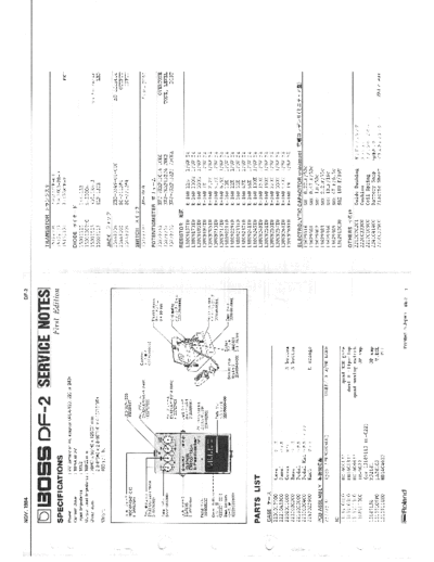 BOSS DF-2 SERVICE NOTES  . Rare and Ancient Equipment BOSS DF-2 DF-2_SERVICE_NOTES.pdf