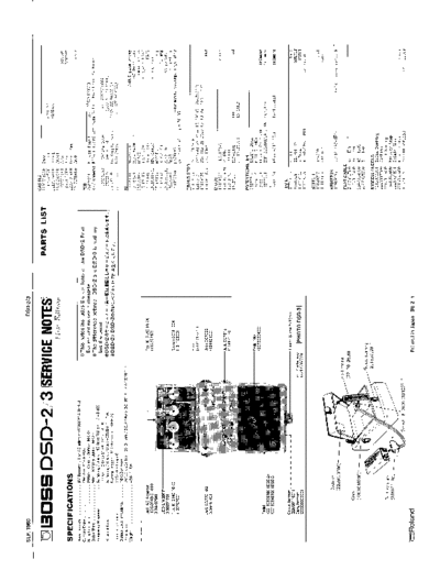 BOSS DSD-2-3 SERVICE NOTES  . Rare and Ancient Equipment BOSS DSD-2  DSD-3 DSD-2-3_SERVICE_NOTES.pdf