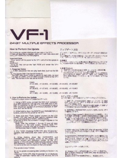 BOSS BOSS VF-1  . Rare and Ancient Equipment BOSS VF-1 BOSS_VF-1.PDF