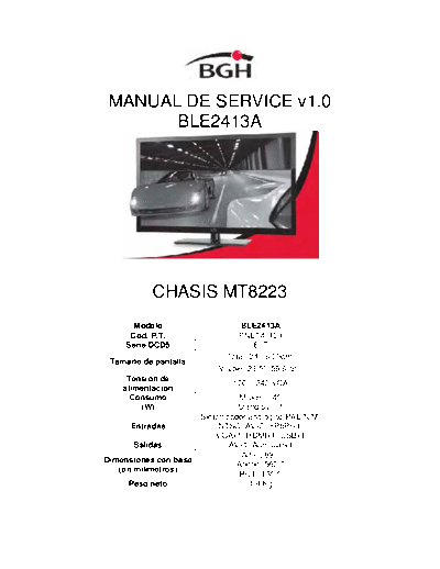 BGH BGH BLE2413A Chassis MT8223 Ver.1.0  . Rare and Ancient Equipment BGH LCD BGH_BLE2413A_Chassis_MT8223_Ver.1.0.pdf