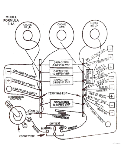 BIC hfe   formula 6-1a schematic  . Rare and Ancient Equipment BIC Venturi Formula 6 hfe_bic_formula_6-1a_schematic.pdf