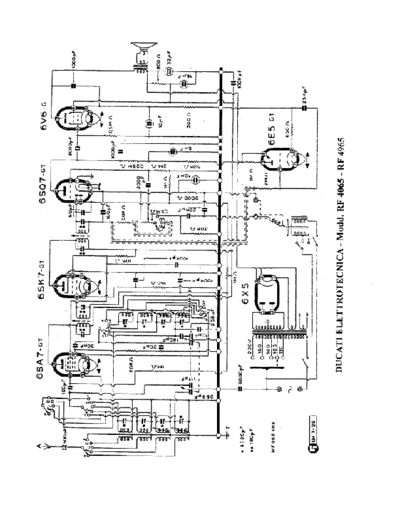 DUCATI Ducati RF4065 RF4965  . Rare and Ancient Equipment DUCATI Audio Ducati RF4065 RF4965.pdf