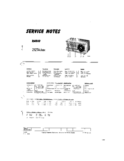 DUX (PHILIPS) Siera Aristona 2127A  . Rare and Ancient Equipment DUX (PHILIPS) SA2127A Siera Aristona_2127A.pdf