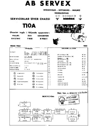 DUX (PHILIPS) Philips B4S24T  . Rare and Ancient Equipment DUX (PHILIPS) T1031 Philips_B4S24T.pdf