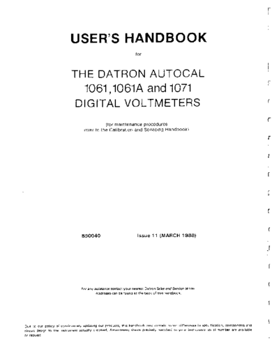 Datron 1061 1061A  1071 Operation Manual c20101120 [75]  . Rare and Ancient Equipment Datron 1061_1071_1062 Datron_1061_1061A__1071_Operation_Manual c20101120 [75].pdf