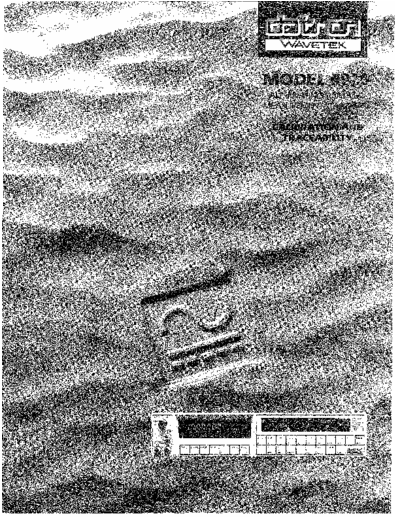 Datron Datron Wavetek 4920 Calibration  . Rare and Ancient Equipment Datron 4920 Datron_Wavetek_4920_Calibration.pdf