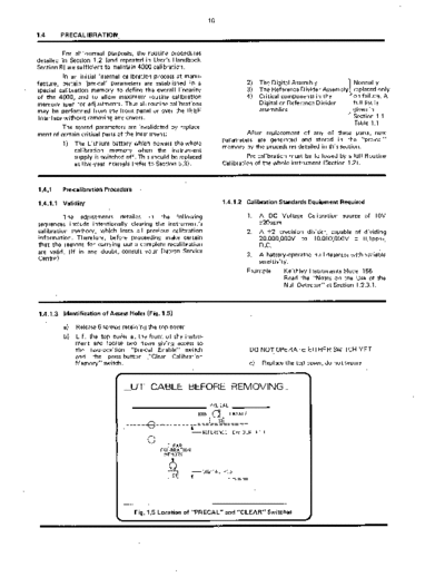 Datron 4000A PreCal Adjust  . Rare and Ancient Equipment Datron 4000A Datron 4000A PreCal Adjust.pdf