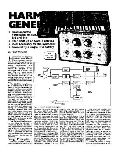 E.M.M HARMONYGENERATOR  . Rare and Ancient Equipment E.M.M Harmony Generator HARMONYGENERATOR.pdf