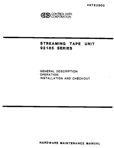 cdc 49762900H2 92185 General Info Sep85  . Rare and Ancient Equipment cdc magtape 49762900H2_92185_General_Info_Sep85.pdf