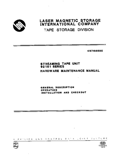 cdc 49768900L 92181 GenInf Sep88  . Rare and Ancient Equipment cdc magtape 49768900L_92181_GenInf_Sep88.pdf