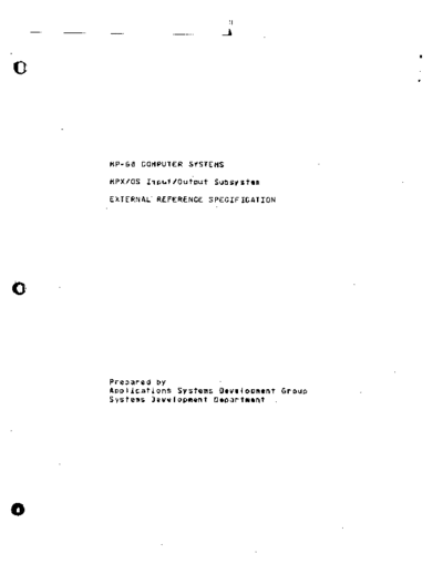 cdc MP-60 MPX OS IO Subsystem ERS  . Rare and Ancient Equipment cdc mp-32 MP-60_MPX_OS_IO_Subsystem_ERS.pdf