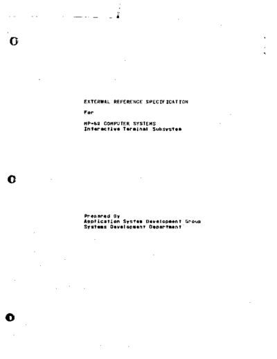 cdc MP-60 Interactive Terminal System ERS  . Rare and Ancient Equipment cdc mp-32 MP-60_Interactive_Terminal_System_ERS.pdf