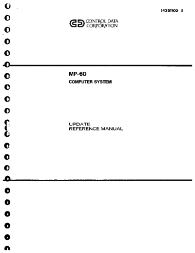 cdc 14351100B MP-60 Update Ref Mar80  . Rare and Ancient Equipment cdc mp-32 14351100B_MP-60_Update_Ref_Mar80.pdf