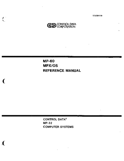 cdc 17329110 MP-60 MPX OS Ref Feb78  . Rare and Ancient Equipment cdc mp-32 17329110_MP-60_MPX_OS_Ref_Feb78.pdf