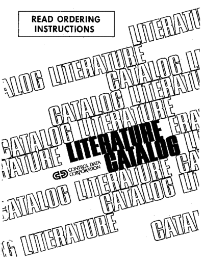 cdc 90310500 Literature Catalog Jan81  . Rare and Ancient Equipment cdc catalog 90310500_Literature_Catalog_Jan81.pdf