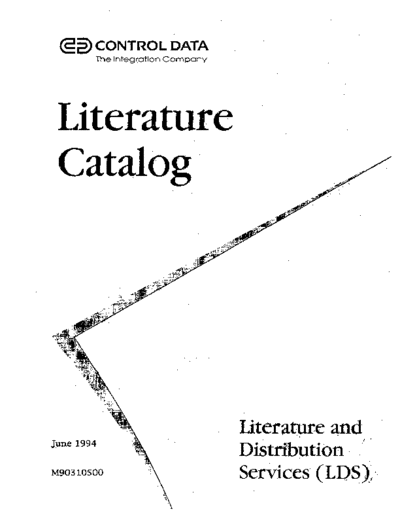 cdc M90310500 Literature Catalog Jun94  . Rare and Ancient Equipment cdc catalog M90310500_Literature_Catalog_Jun94.pdf