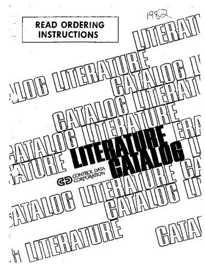 cdc M90310700 Literature Catalog Jun82  . Rare and Ancient Equipment cdc catalog M90310700_Literature_Catalog_Jun82.pdf