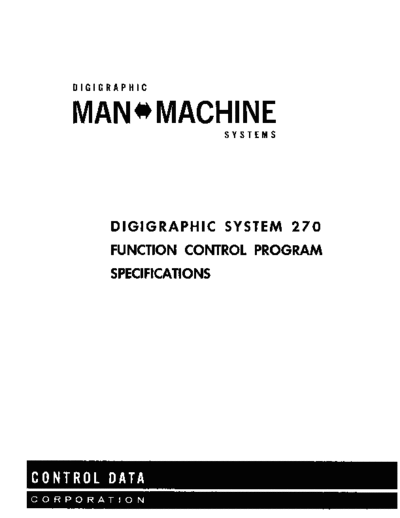 cdc 60146400 Function Ctl Pgm Spec Apr65  . Rare and Ancient Equipment cdc graphics 60146400_Function_Ctl_Pgm_Spec_Apr65.pdf