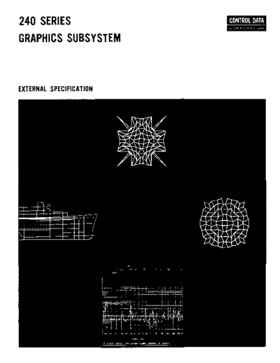 cdc 82152800 240 Series Graphics Subsystem External Specification May70  . Rare and Ancient Equipment cdc graphics 82152800_240_Series_Graphics_Subsystem_External_Specification_May70.pdf