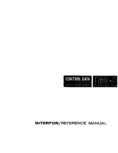 cdc 512 INTERFOR RefMan Sep62  . Rare and Ancient Equipment cdc 160 512_INTERFOR_RefMan_Sep62.pdf