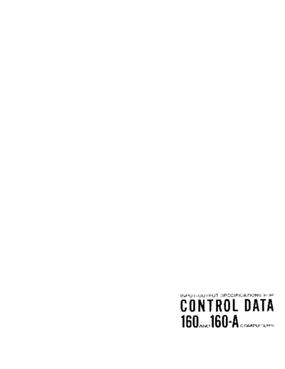 cdc 025d 160 IOSpec May63  . Rare and Ancient Equipment cdc 160 025d_160_IOSpec_May63.pdf