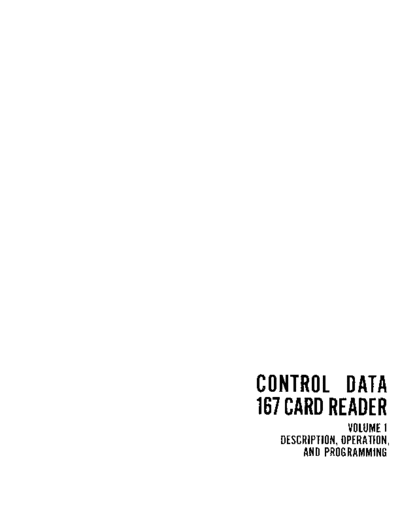 cdc 194a 167 CardRdr Vol1  . Rare and Ancient Equipment cdc 160 194a_167_CardRdr_Vol1.pdf