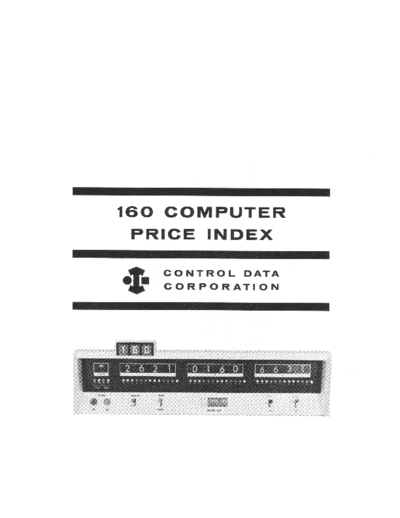 cdc CDC 160 Price List Jan61  . Rare and Ancient Equipment cdc 160 CDC_160_Price_List_Jan61.pdf