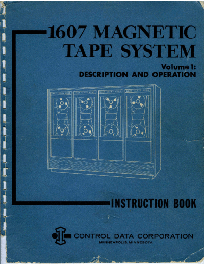 cdc 037b 1607 Magnetic Tape System Oct61  . Rare and Ancient Equipment cdc 1604 037b_1607_Magnetic_Tape_System_Oct61.pdf