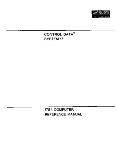 cdc 89633400B 1784 Reference Sep74  . Rare and Ancient Equipment cdc 1700 89633400B_1784_Reference_Sep74.pdf