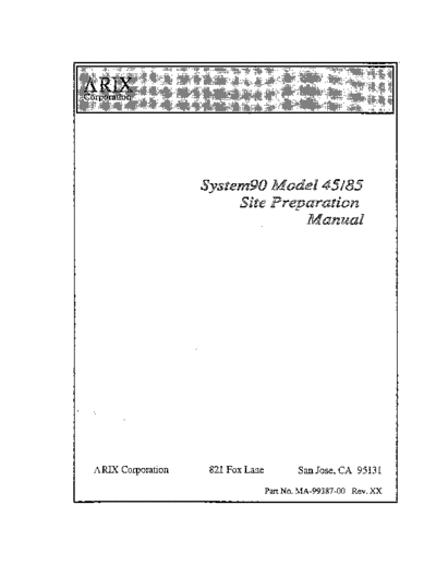 arete_arix MA-99387-00 System90 Model 45 85 Site Preparation Manual Jan90  . Rare and Ancient Equipment arete_arix s90 MA-99387-00_System90_Model_45_85_Site_Preparation_Manual_Jan90.pdf