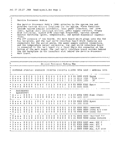 . Rare and Ancient Equipment Service Processor Module Jul88  . Rare and Ancient Equipment arete_arix s90 Service_Processor_Module_Jul88.pdf