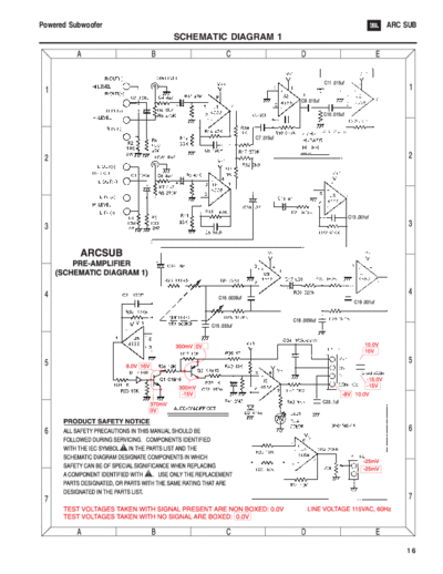 JBL JBL-ARC-SUB-Schematic  JBL Audio JBL-ARC-SUB-Schematic.pdf