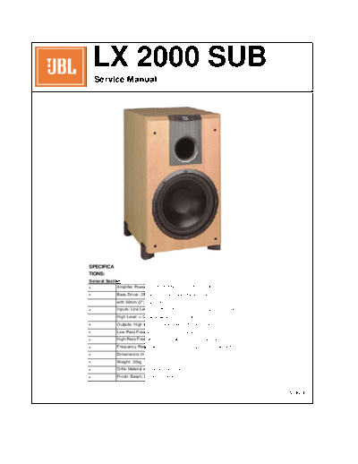 JBL JBL-LX-2000-SUB-Service-Manual  JBL Audio JBL-LX-2000-SUB-Service-Manual.pdf