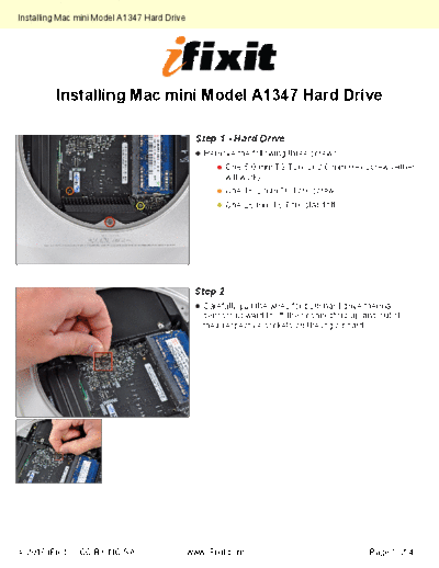 apple Installing-Hard-Drive-3112  apple Mac Desktops Mac Mini Mac mini Model A1347 Installing-Hard-Drive-3112.pdf