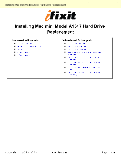 apple Installing-Hard-Drive-Replacement-3113  apple Mac Desktops Mac Mini Mac mini Model A1347 Installing-Hard-Drive-Replacement-3113.pdf