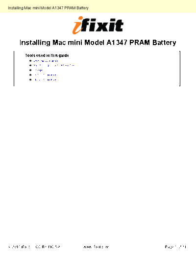 apple Installing-PRAM-Battery-3162  apple Mac Desktops Mac Mini Mac mini Model A1347 Installing-PRAM-Battery-3162.pdf