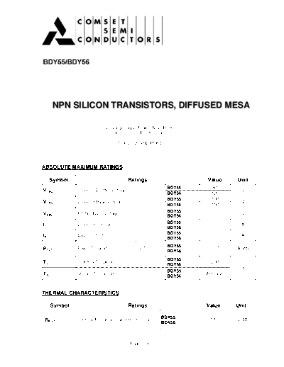 Cpmset bdy55-bdy56  . Electronic Components Datasheets Active components Transistors Cpmset bdy55-bdy56.pdf