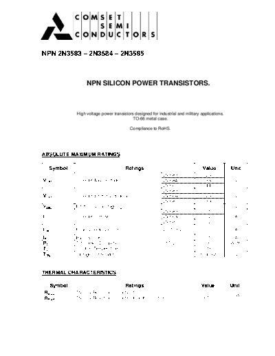 Cpmset 2n3583-2n3584-2n3585  . Electronic Components Datasheets Active components Transistors Cpmset 2n3583-2n3584-2n3585.pdf