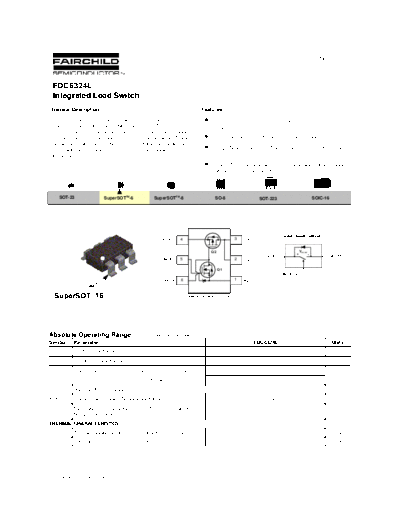 Fairchild Semiconductor fdc6324l  . Electronic Components Datasheets Active components Transistors Fairchild Semiconductor fdc6324l.pdf