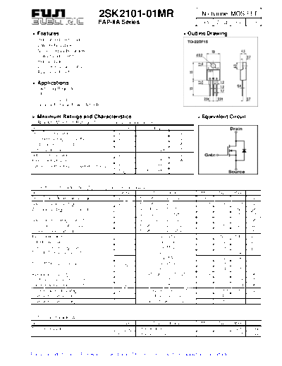 Fuji 2sk2101 01mr  . Electronic Components Datasheets Active components Transistors Fuji 2sk2101_01mr.pdf