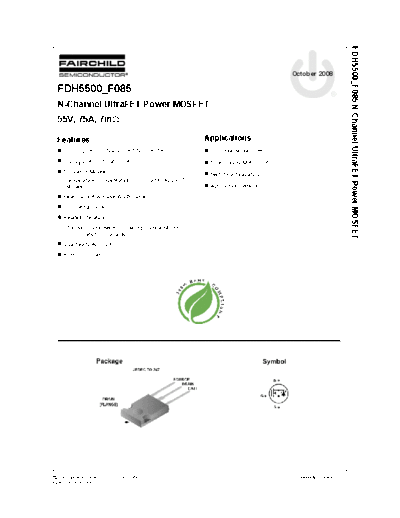 Fairchild Semiconductor fdh5500 f085  . Electronic Components Datasheets Active components Transistors Fairchild Semiconductor fdh5500_f085.pdf