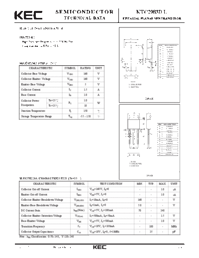 KEC ktc2983d l  . Electronic Components Datasheets Active components Transistors KEC ktc2983d_l.pdf