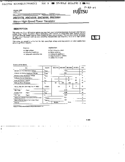 Fuji 2sc3059 2sc3060 2sc3061 2sc3178  . Electronic Components Datasheets Active components Transistors Fuji 2sc3059_2sc3060_2sc3061_2sc3178.pdf