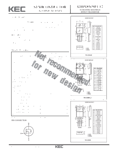 KEC khb5d0n50p f f2  . Electronic Components Datasheets Active components Transistors KEC khb5d0n50p_f_f2.pdf